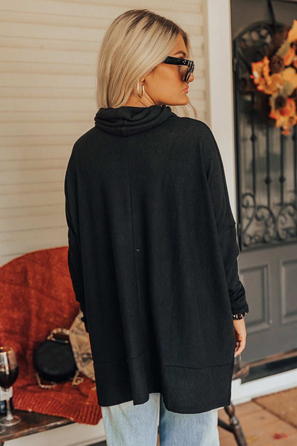 Stylish Cowl Neck Tunic: Comfort Redefined - The Charming Petite