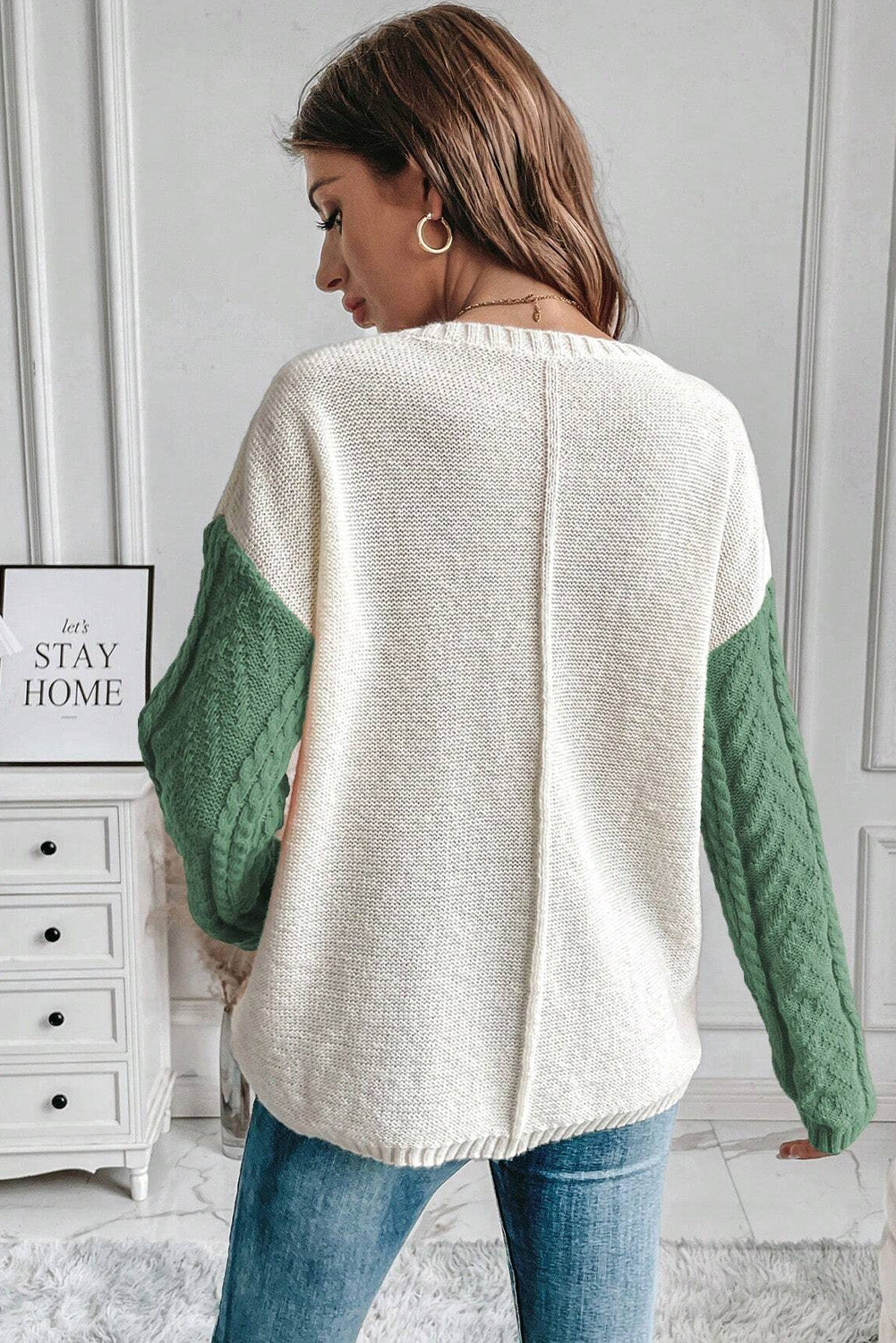 Trendy Colorblock Sweater for Modern Wardrobes