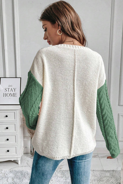 Trendy Colorblock Sweater for Modern Wardrobes