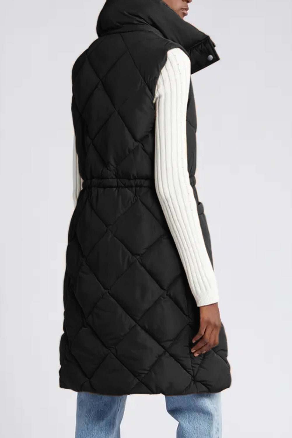 Black or Coffee Puffer Vest: Chic Comfort Redefined - The Charming Petite